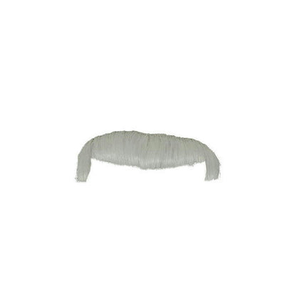 Peter Alan Self Adhesive White Human Hair Moustache Costume Accessory