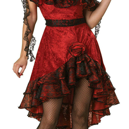Incharacter Women's Sexy Super Deluxe Spicy Senorita Adult Costume Medium