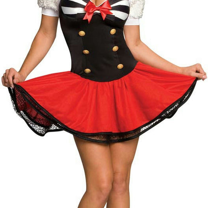 Secret Wishes Naval Pin-Up Sexy Sailor Adult Women's Costume Size XS 0-2