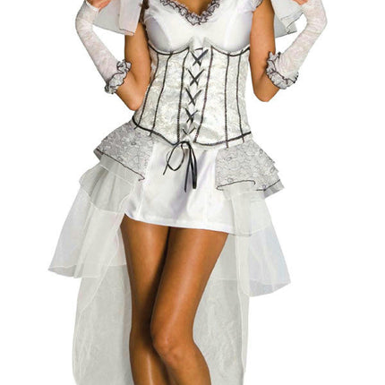 Secret Wishes Deluxe Gothic Mistress Monster Bride Women's Costume Large 10-14