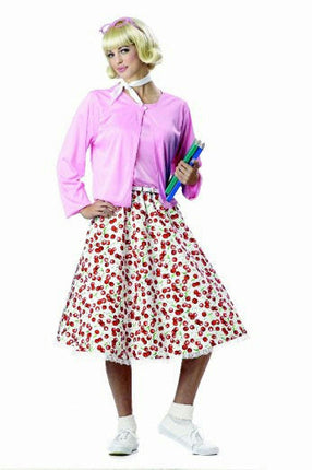 California Costumes Women's Retro 50's Sweetheart Adult Costume Size Large 10-12