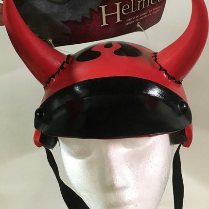 Disguise Hell Riders Vinyl Devil Helmet Costume Accessory Adult Size