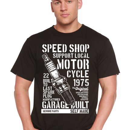 Spark Plug Spun Bamboo® Men's Bamboo Viscose/Organic Cotton Short Sleeve Graphic T-Shirt