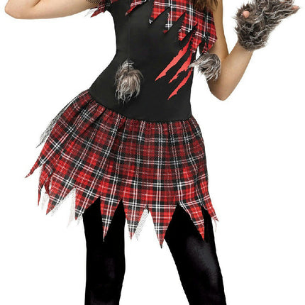 Fun World Wild Wolfie Girl Kids Costume
