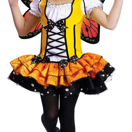 Fun World Girls' Monarch Butterfly Princess Child Costume Large 12-14