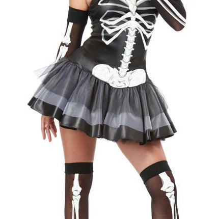 California Costumes Women's Skeleton Masquerade Sexy Adult Costume Medium 8-10