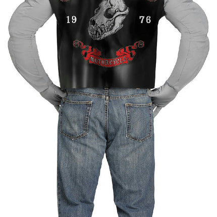 Fun World Men's Pit Bull Biker Dog Standard Size Costume & Mask