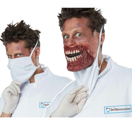 Doctor Novocaine Creepy Scary Killer Dentist Adult Costume Large/X-Large 42-46