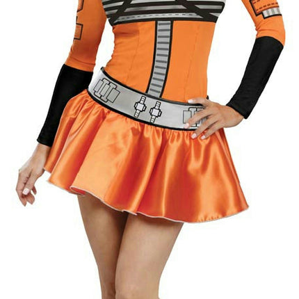 Star Wars Female X-Wing Fighter Pilot Sassy Sexy Adult Costume Size XS 0-2
