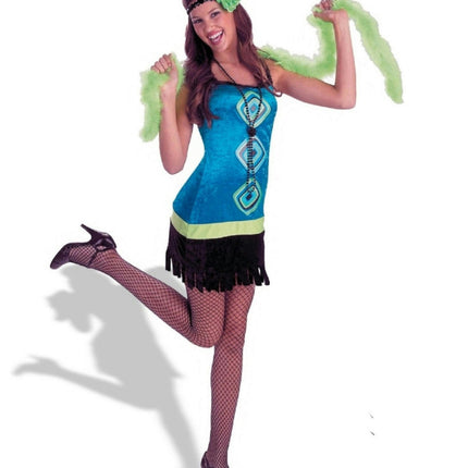 Disguise Trendy 20's Retro Fashion Flapper Adult Costume Size Womens 12-14
