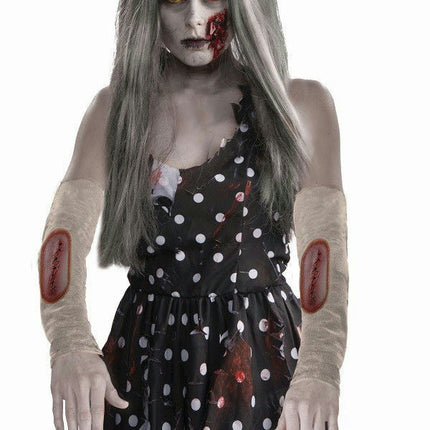Zombie Arm Sleeve Stitch Wound Costume Accessory