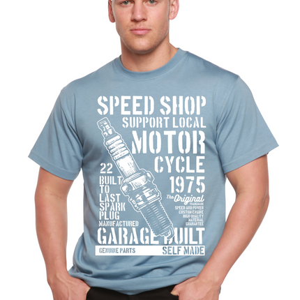 Spark Plug Spun Bamboo® Men's Bamboo Viscose/Organic Cotton Short Sleeve Graphic T-Shirt