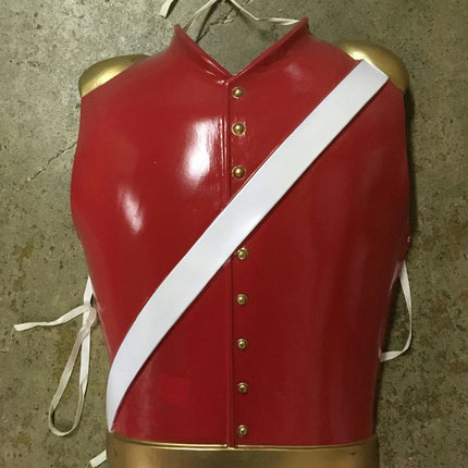 Cesar Plastic Toy Soldier Chest Piece Christmas Costume Accessory