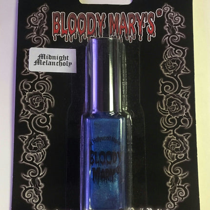 Bloody Mary's Midnight Melancholy Frosty Blue Professional Hollywood Nail Polish