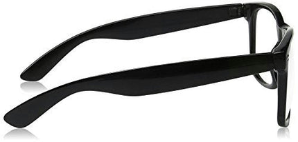 High Quality Retro Nerd Dork Fashion Glasses Black Frame Clear Lens Buddy Clark