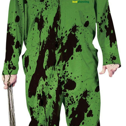 Bad Planning Dirty Oil Stains Spill Adult Costume Mechanic Jumpsuit