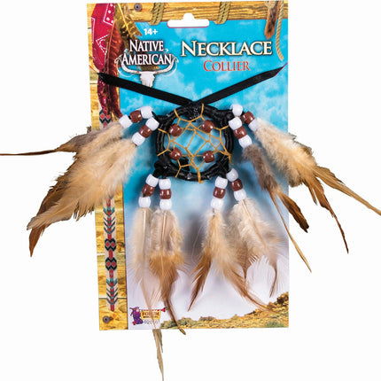 Dream Catcher Indian Necklace Costume Accessory