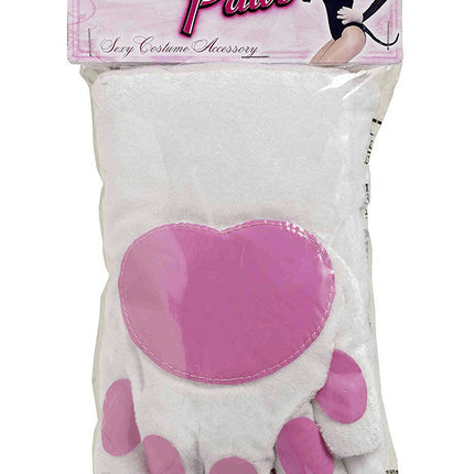 Forum Novelties Womens White Bunny Paws Adult Costume Gloves