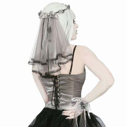 Forum Novelties Women's Ghostly Spirits Veil Halo Headpiece Costume Accessory