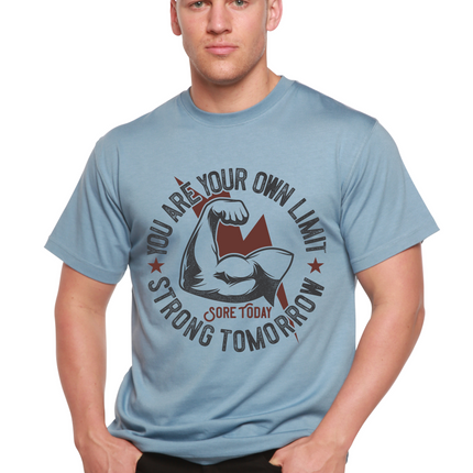 Strong Tomorrow Men's Bamboo Viscose/Organic Cotton Short Sleeve Graphic T-Shirt