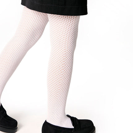 Conte-Kids Cotton Tights Miss 616 - Mesh Pattern