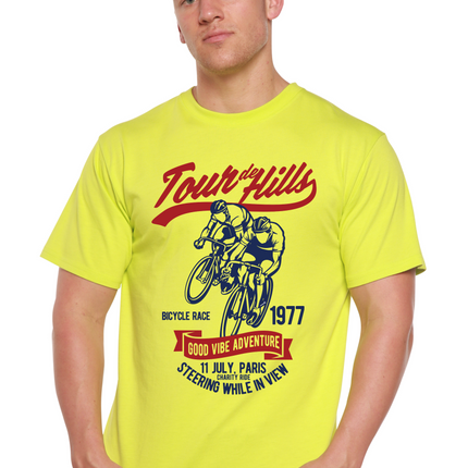 Tour De Hills Spun Bamboo® Men's Bamboo Viscose/Organic Cotton Short Sleeve Graphic T-Shirt