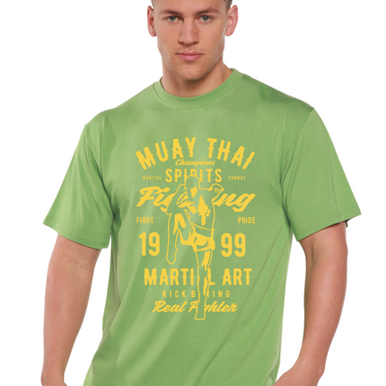 Muay Thai Spun Bamboo® Men's Bamboo Viscose/Organic Cotton Short Sleeve Graphic T-Shirt