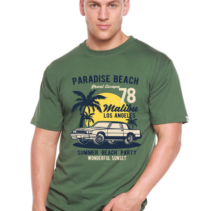 Paradise Beach Spun Bamboo® Men's Bamboo Viscose/Organic Cotton Short Sleeve Graphic T-Shirt