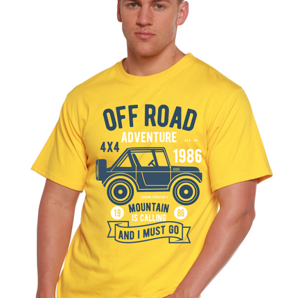 Off Road Adventure Spun Bamboo® Men's Bamboo Viscose/Organic Cotton Short Sleeve Graphic T-Shirt
