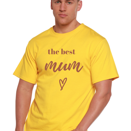 The Best Mum Unisex Bamboo Viscose/Organic Cotton Short Sleeve Graphic T-Shirt
