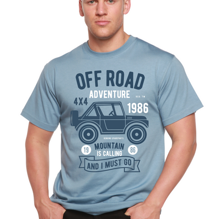 Off Road Adventure Spun Bamboo® Men's Bamboo Viscose/Organic Cotton Short Sleeve Graphic T-Shirt