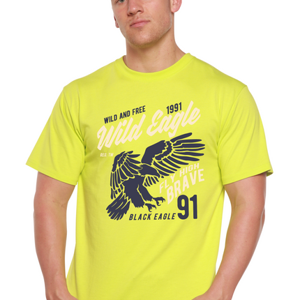 Wild Eagle Spun Bamboo® Men's Bamboo Viscose/Organic Cotton Short Sleeve Graphic T-Shirt