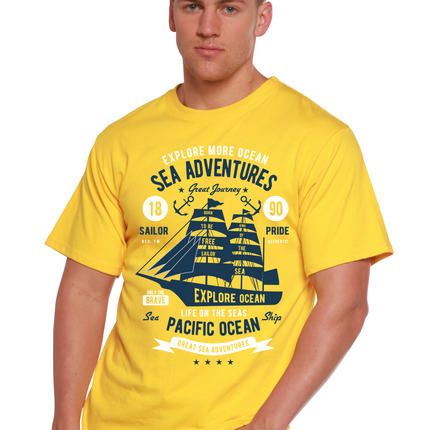 Sea Adventures Spun Bamboo® Men's Bamboo Viscose/Organic Cotton Short Sleeve Graphic T-Shirt