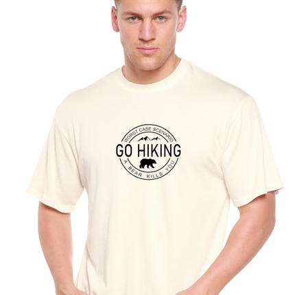 Go Hiking Men's Bamboo Viscose/Organic Cotton Short Sleeve Graphic T-Shirt