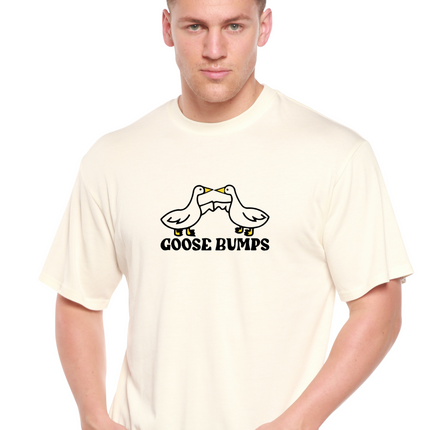 Goose Bumps Men's Bamboo Viscose/Organic Cotton Short Sleeve Graphic T-Shirt