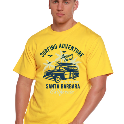 Surfing Adventure Spun Bamboo® Men's Bamboo Viscose/Organic Cotton Short Sleeve Graphic T-Shirt