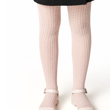 Conte-Kids Cotton Tights Miss 618 - Mesh Pattern
