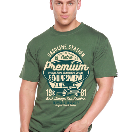 Premium Garage Spun Bamboo® Men's Bamboo Viscose/Organic Cotton Short Sleeve Graphic T-Shirt