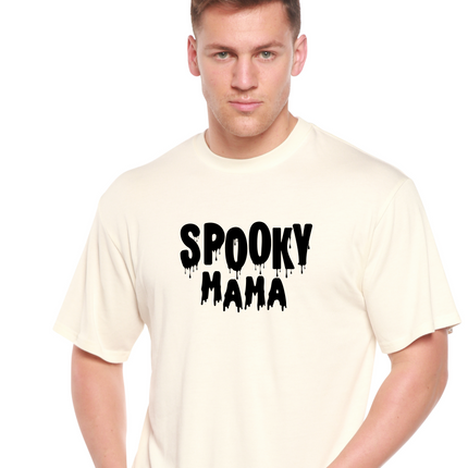 Spooky Mama Halloween Men's Bamboo Viscose/Organic Cotton Short Sleeve Graphic T-Shirt