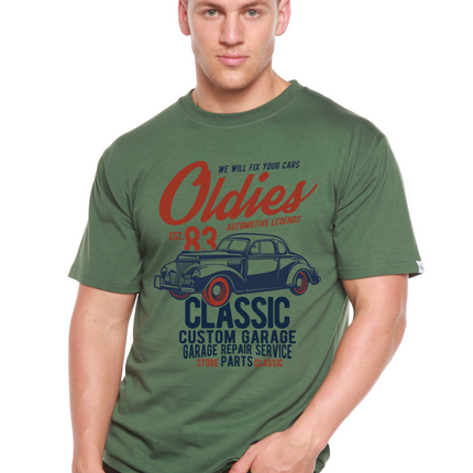 Oldies Spun Bamboo® Men's Bamboo Viscose/Organic Cotton Short Sleeve Graphic T-Shirt