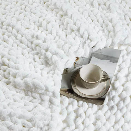 50" X 60" Kathy Ireland Chunky Chenille Plush Throw