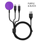 Black/Purple