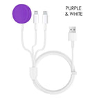 Purple/White