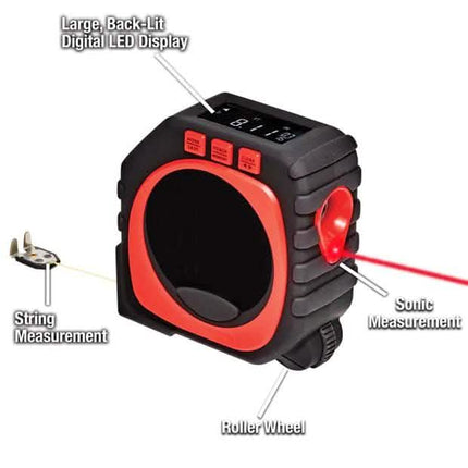 3-in-1 Laser Digital Tape Professional Measuring Tool