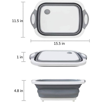 3-in-1 Multifunctional Foldable Cutting Board