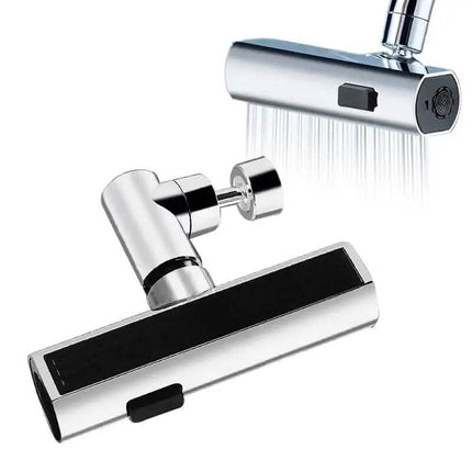 3-Mode Leakproof Sink Faucet Adapter - Durable Copper Construction for Kitchen and Bathroom