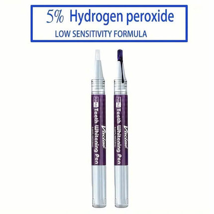 3-Pack: 3ml/0.1fl oz Mint Flavor Purple Teeth Whitening Gel Pen