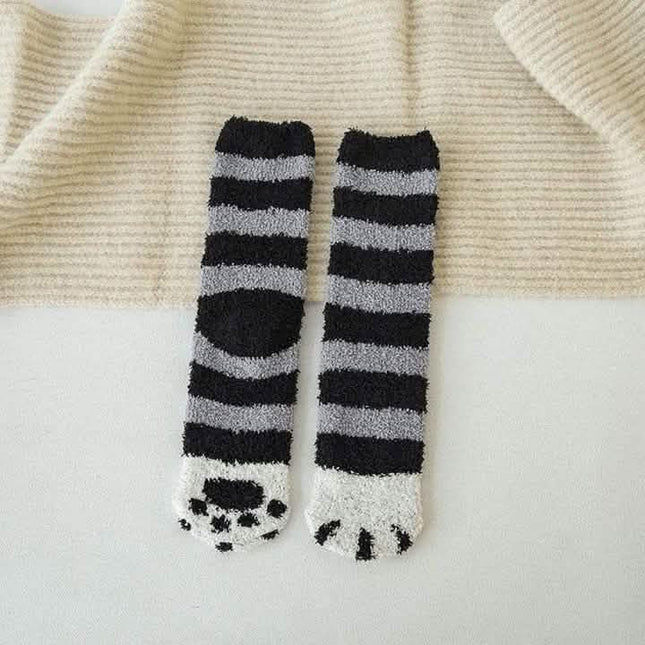 3-Pack: Autumn and Winter Cat Claws Socks