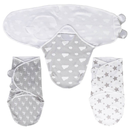 3-Pack: Baby New Born Swaddle Wrap
