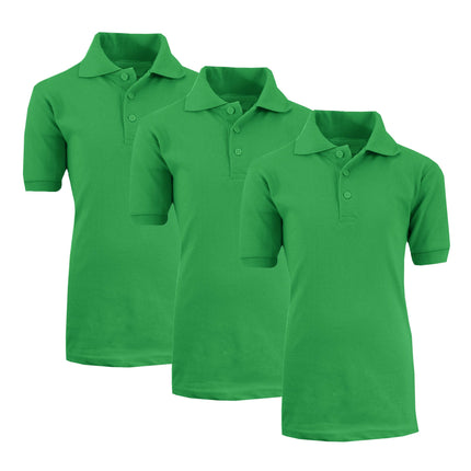 3-Pack: Boys School Uniform Polo